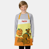 Scooby-Doo Carving Pumpkin Schort (Gedragen)