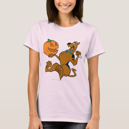 Scooby-Doo Carving Pumpkin T-shirt (Voorkant)