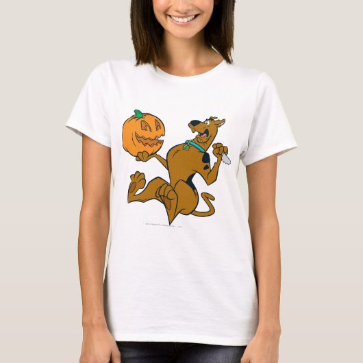 Scooby-Doo Carving Pumpkin T-shirt (Voorkant)