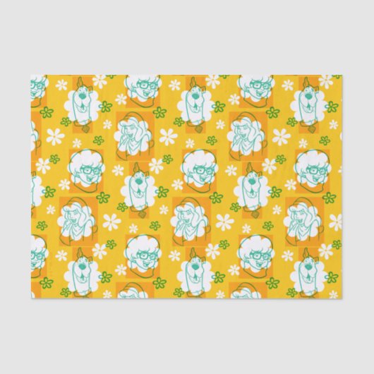 Scooby-Doo | Character Floral Pattern Tissuepapier (Voorkant)