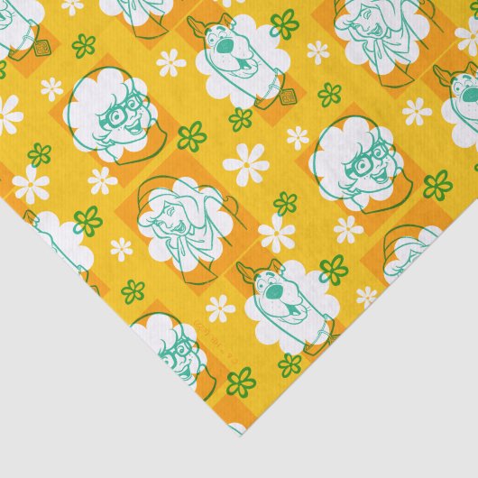 Scooby-Doo | Character Floral Pattern Tissuepapier (Detail)