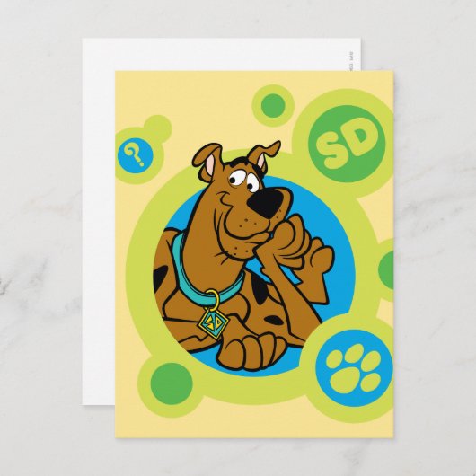 Scooby-Doo Circles SD Badge Briefkaart (Voorkant / Achterkant)