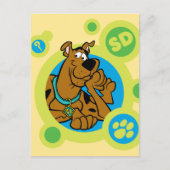 Scooby-Doo Circles SD Badge Briefkaart (Voorkant)