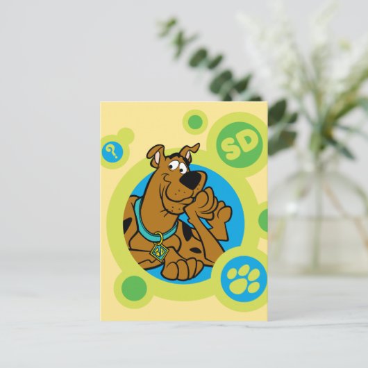 Scooby-Doo Circles SD Badge Briefkaart (Staand voorkant)