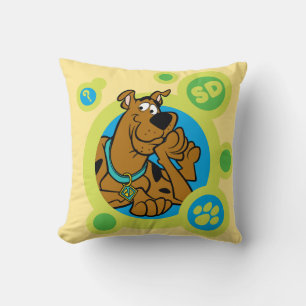 Scooby-Doo Circles SD Badge Kussen