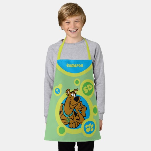 Scooby-Doo Circles SD Badge Schort (Gedragen)