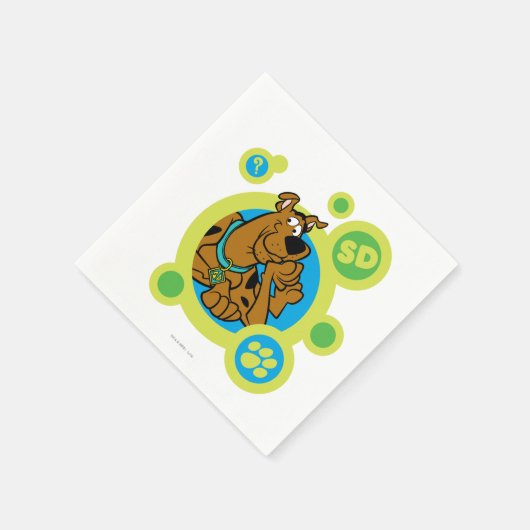 Scooby-Doo Circles SD Badge Servet (Hoek)