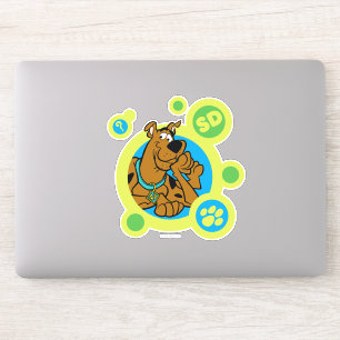 Scooby-Doo Circles SD Badge Sticker