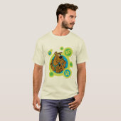 Scooby-Doo Circles SD Badge T-shirt (Voorkant volledig)