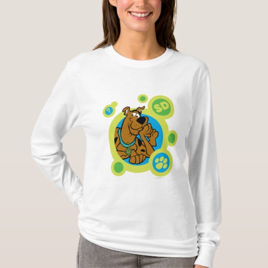 Scooby-Doo Circles SD Badge T-shirt (Voorkant)