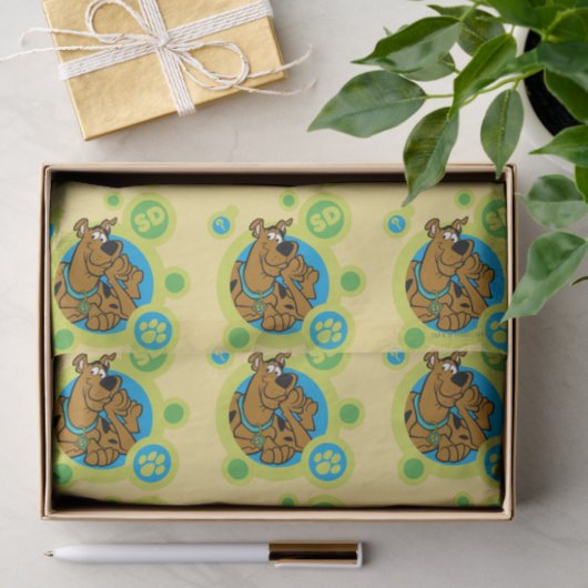 Scooby-Doo Circles SD Badge Tissuepapier (Geschenk)