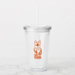 Scooby-doo "Crazy Cool" hoofdtelefoon Grafisch Acryl Drinkbeker