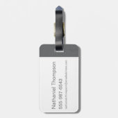 Scooby-Doo "Crazy Cool" hoofdtelefoon Grafisch Bagagelabel (Achterkant verticaal)