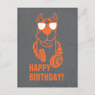 Scooby-Doo "Crazy Cool" hoofdtelefoon Grafisch Briefkaart