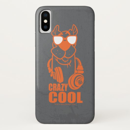 Scooby-Doo "Crazy Cool" hoofdtelefoon Grafisch Case-Mate iPhone Case (Achterkant)