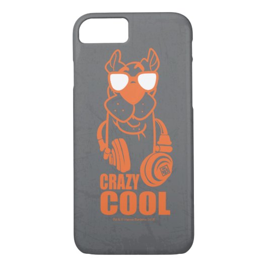 Scooby-Doo "Crazy Cool" hoofdtelefoon Grafisch Case-Mate iPhone Case (Achterkant)