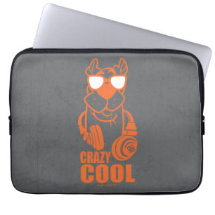 Scooby-Doo "Crazy Cool" hoofdtelefoon Grafisch Laptop Sleeve