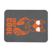 Scooby-Doo "Crazy Cool" hoofdtelefoon Grafisch Magneet (Horizontaal)