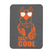 Scooby-Doo "Crazy Cool" hoofdtelefoon Grafisch Magneet (Verticaal)