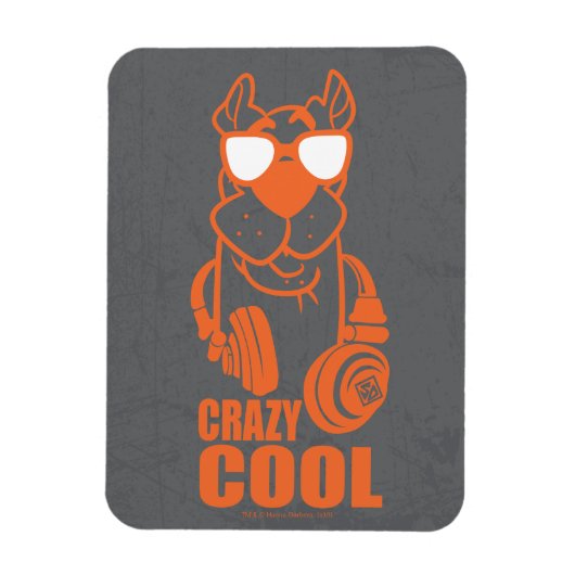 Scooby-Doo "Crazy Cool" hoofdtelefoon Grafisch Magneet (Verticaal)
