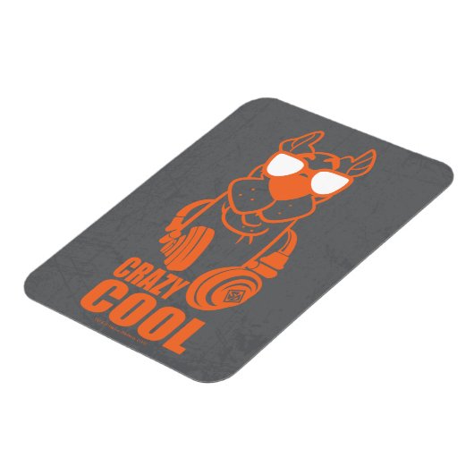 Scooby-Doo "Crazy Cool" hoofdtelefoon Grafisch Magneet (Linkerzijde)