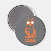 Scooby-Doo "Crazy Cool" hoofdtelefoon Grafisch Magneet (Voorkant / Achterkant)