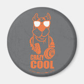 Scooby-Doo "Crazy Cool" hoofdtelefoon Grafisch Magneet (Voorkant)