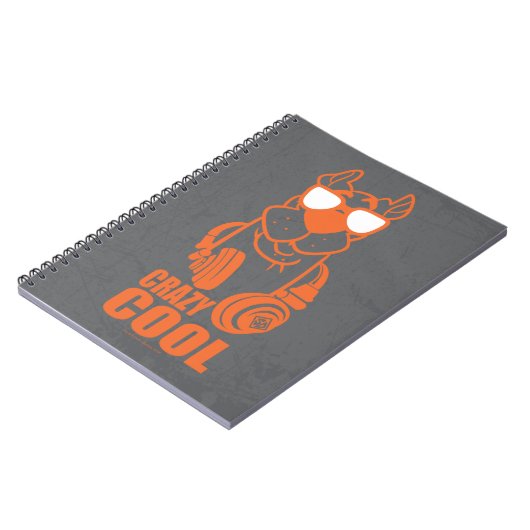 Scooby-Doo "Crazy Cool" hoofdtelefoon Grafisch Notitieboek (Linkerzijde)