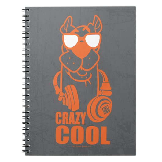 Scooby-Doo "Crazy Cool" hoofdtelefoon Grafisch Notitieboek (Voorkant)