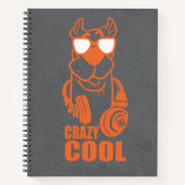 Scooby-Doo "Crazy Cool" hoofdtelefoon Grafisch Notitieboek (Voorkant)
