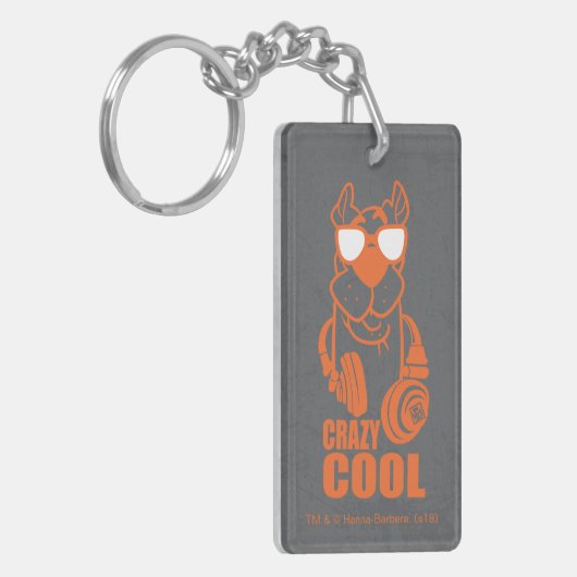 Scooby-Doo "Crazy Cool" hoofdtelefoon Grafisch Sleutelhanger (Voorkant Links)