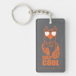 Scooby-Doo "Crazy Cool" hoofdtelefoon Grafisch Sleutelhanger