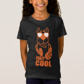 Scooby-Doo "Crazy Cool" hoofdtelefoon Grafisch T-shirt (Voorkant)