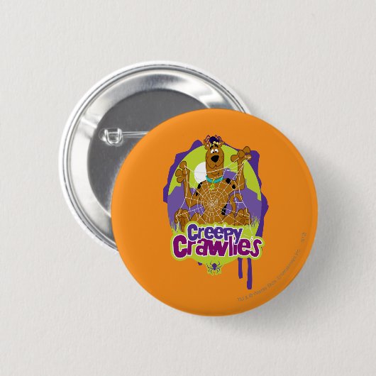 Scooby-Doo Creepy Crawlies Ronde Button 5,7 Cm (Voorkant /achterkant)