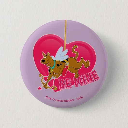 Scooby-Doo Cupid - BE-mijn Ronde Button 5,7 Cm (Voorkant)