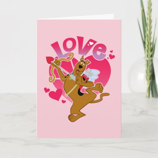 Scooby-Doo Cupid - Love Feestdagen Kaart (Voorkant)