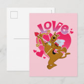 Scooby-Doo Cupid - Love Feestdagenkaart (Voorkant / Achterkant)