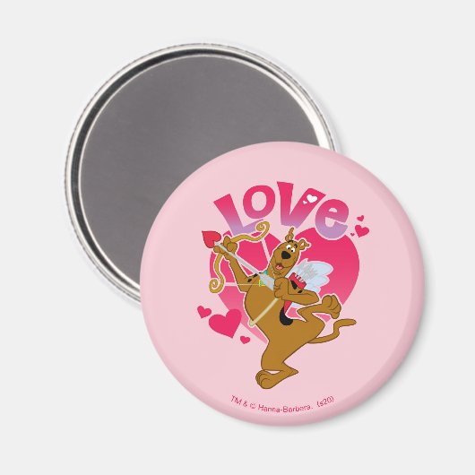 Scooby-Doo Cupid - Love Magneet (Voorkant / Achterkant)