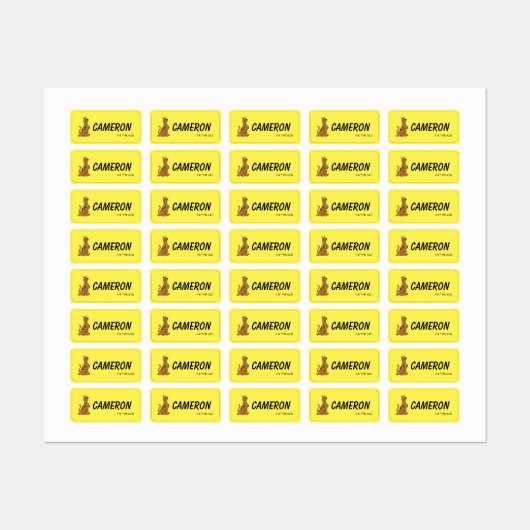 Scooby-Doo Cuter Than Cute Labels (Vel)