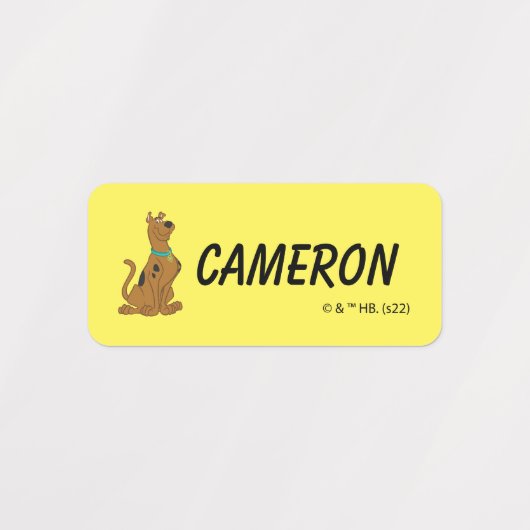 Scooby-Doo Cuter Than Cute Labels (Design 2)