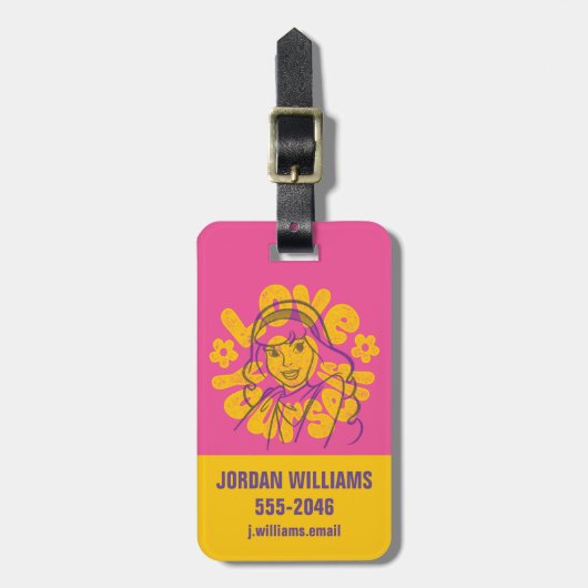 Scooby-Doo | Daphne Love Yourself Bagagelabel (Voorkant verticaal)