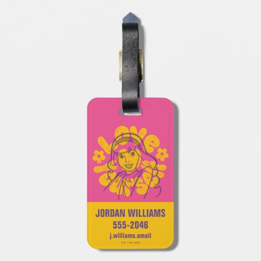 Scooby-Doo | Daphne Love Yourself Bagagelabel (Achterkant verticaal)