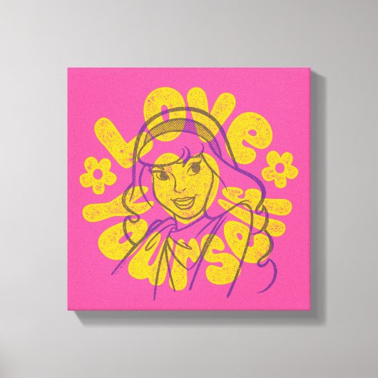 Scooby-Doo | Daphne Love Yourself Canvas Afdruk (Voorkant)