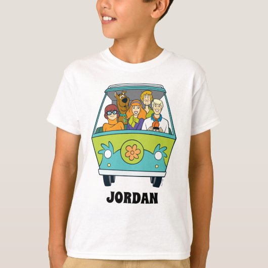 Scooby-Doo & De Bende Mystery Machine T-shirt (Voorkant)