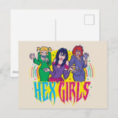 Scooby-Doo | De Hex Meisjes Briefkaart (Voorkant / Achterkant)