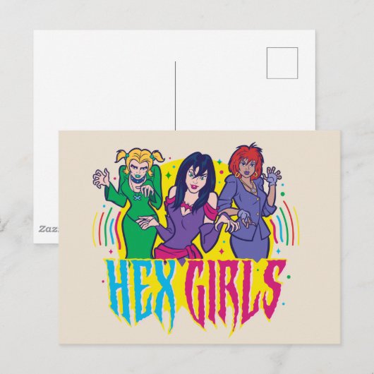 Scooby-Doo | De Hex Meisjes Briefkaart (Voorkant / Achterkant)