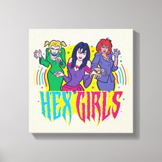 Scooby-Doo | De Hex Meisjes Canvas Afdruk (Voorkant)