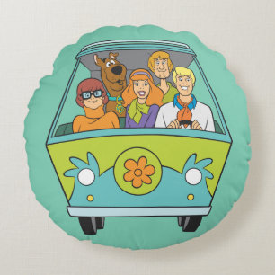 Scooby-Doo & de Machine van de Geheimzinnigheid Rond Kussen