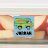 Scooby-Doo | De Mystery Machine | Jouw namen toevo Labels (Aangebracht)