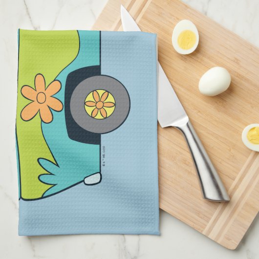 Scooby-Doo | De Mystery Machine Rechts Theedoek (Quarter Fold)